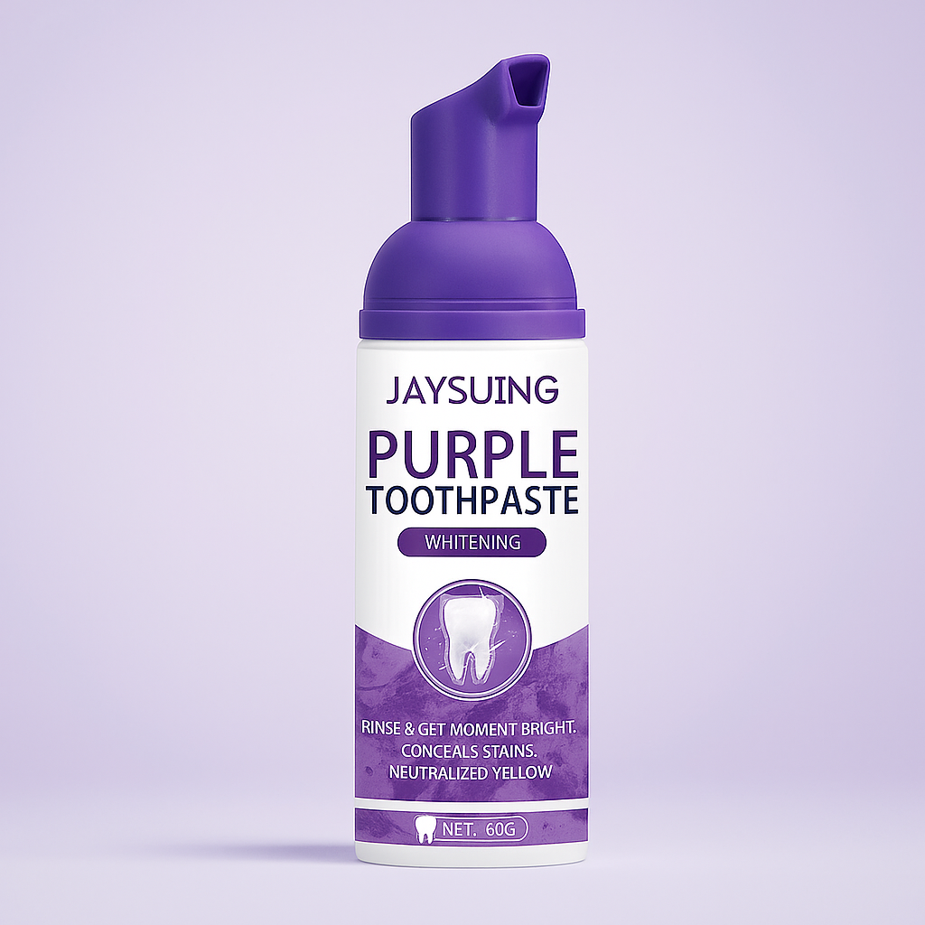 Jaysuing Whitening Purple Toothpaste 60g Pack of 4