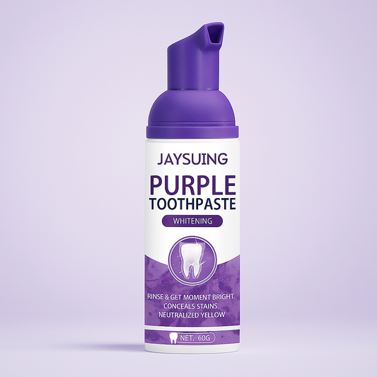 Jaysuing Whitening Purple Toothpaste 60g Pack of 4