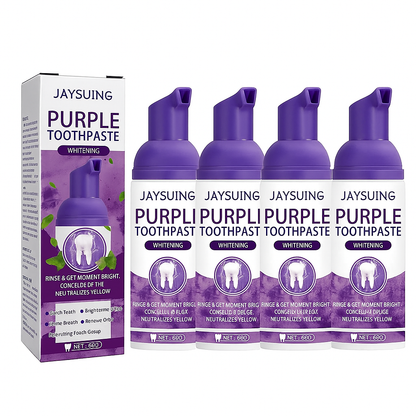 Jaysuing Whitening Purple Toothpaste 60g Pack of 4
